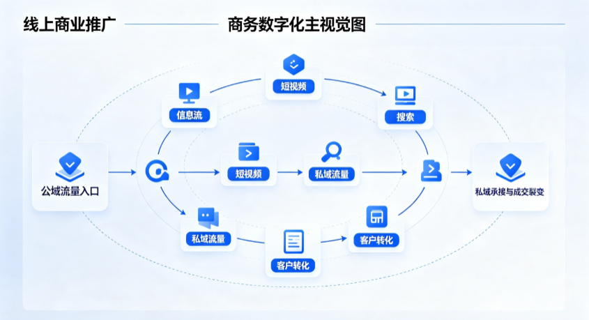 万秀区线上商业推广怎么做？全域流量闭环搭建与低成本转化实战指南
